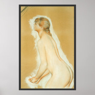 Study for 'The Large Bathers' by Pierre Renoir Poster