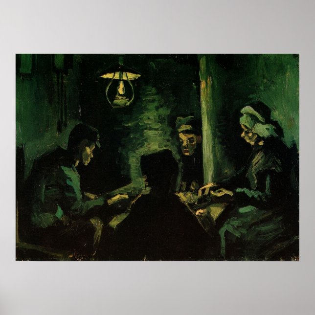 Study for The Potato Eaters by Vincent van Gogh Poster (Front)