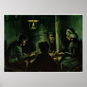 Study for The Potato Eaters by Vincent van Gogh Poster