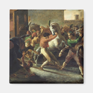 Study for the Race of the Barbarian Horses, 1817 Magnet