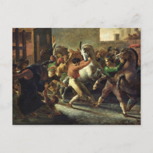Study for the Race of the Barbarian Horses, 1817 Postcard