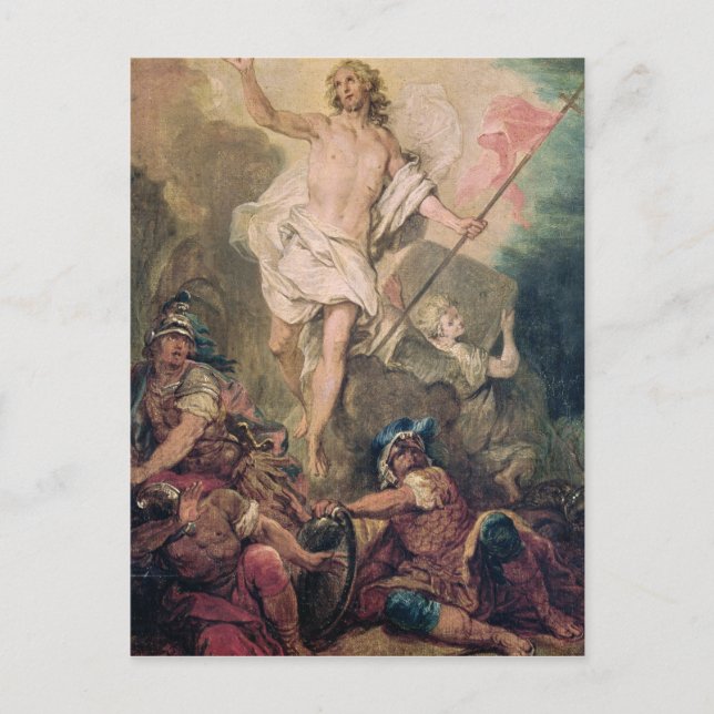 Study for the Resurrection for a painting Postcard (Front)