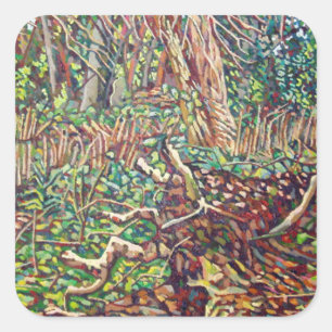 Study for Trunk 2 Square Sticker