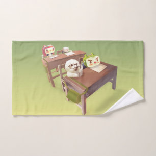 Study Hard Hand Towel