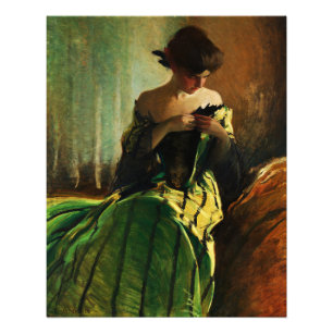 Study in Black and Green by John White Alexander Photo Print
