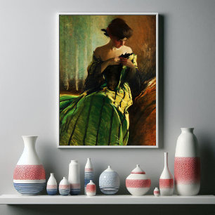 Study in Black and Green by John White Alexander Poster