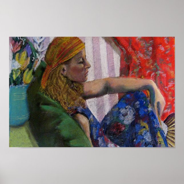 Study in Pastel Poster (Front)