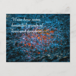 Study In Watercolor - Orange Postcard