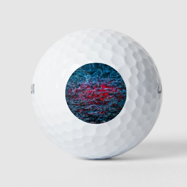 Study In Watercolor - Red Golf Balls (Front)