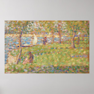 Study, La Grande Jatte - Georges Seurat Fine Art Poster