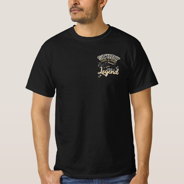 Study like a boss, back to school slogan, T-Shirt (Front)