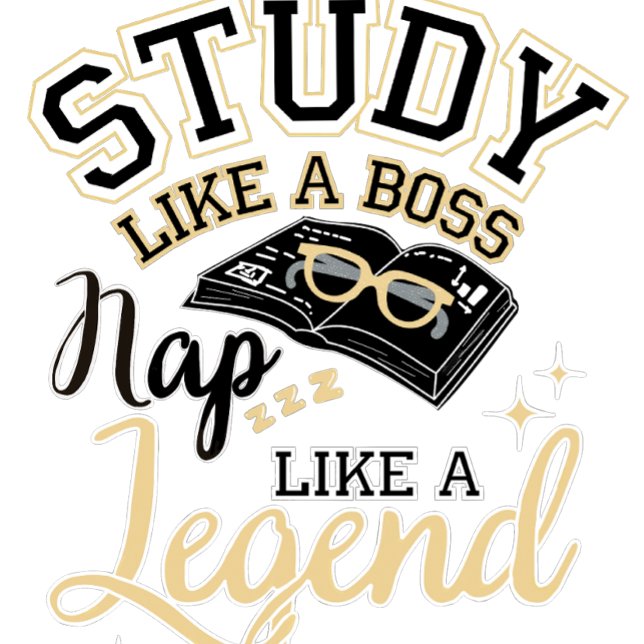 Study Like a Boss, Nap Like a Legend, College gift Latte Mug (Check out our matching digital planners on Etsy https://thequirkyhenstudio.etsy.com/)