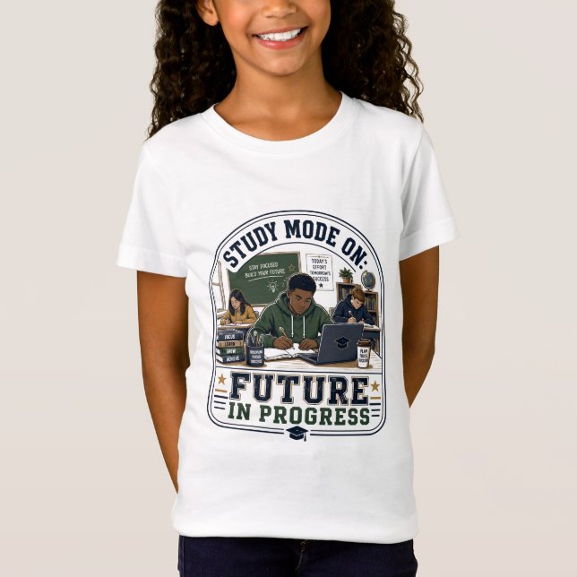 Study Mode: ON Locked In Shirt (Front)