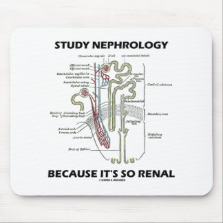 Study Nephrology Because It's So Renal Nephron Mouse Mat