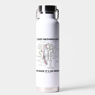Study Nephrology Because It's So Renal Nephron Water Bottle