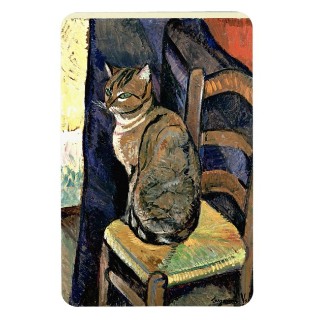 Study of a Cat, fine art painting Magnet (Vertical)