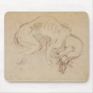 Study of a dog mouse mat