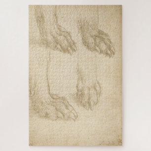 Study of a Dog’s Paw – Leonardo da Vinci Jigsaw Puzzle