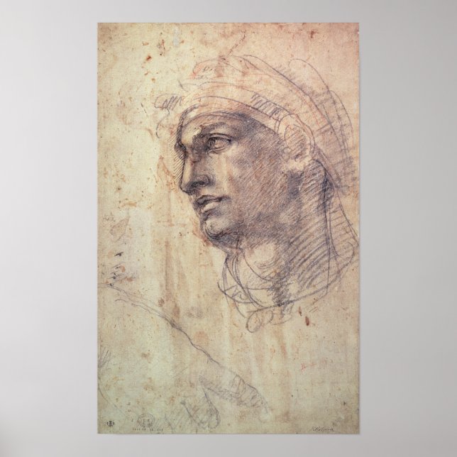 Study of a Head Poster (Front)