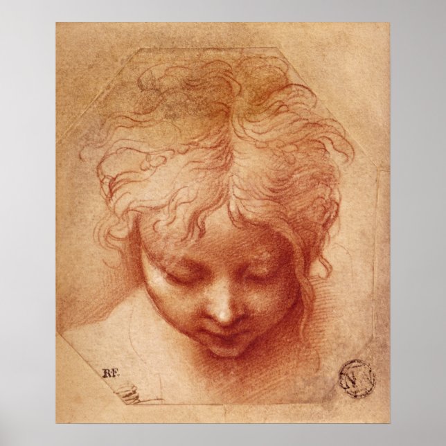 Study of a Head Poster (Front)