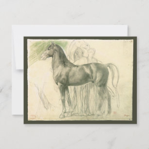 Study of a Horse by Edgar Degas, Vintage Fine Art