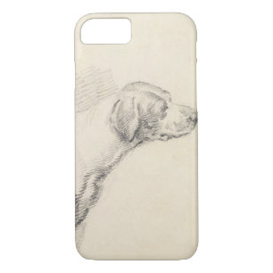 Study of a Hound, 1794 (pencil on paper) iPhone 8/7 Case