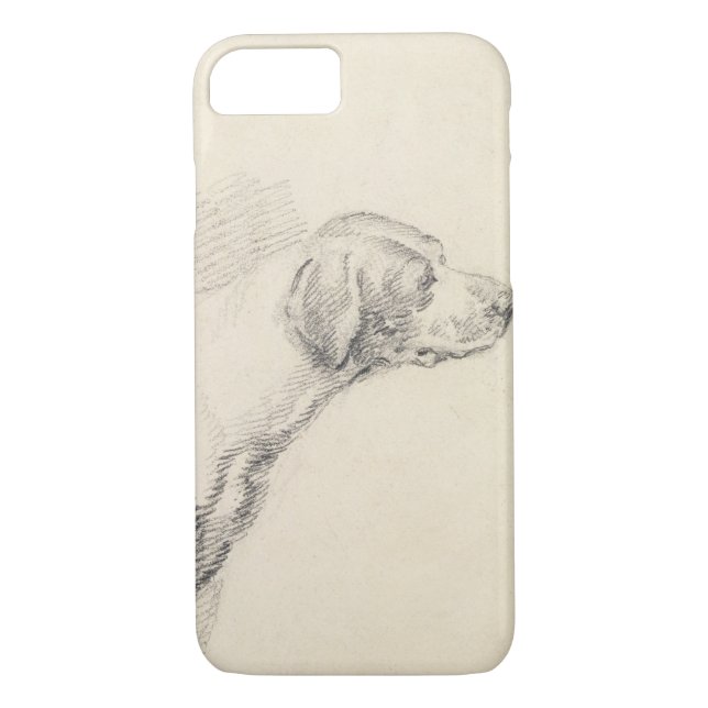 Study of a Hound, 1794 (pencil on paper) Case-Mate iPhone Case (Back)