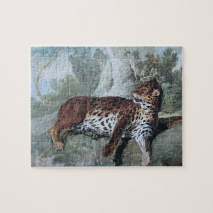 Study of a Leopard (by Jean-Baptiste Oudry) Jigsaw Puzzle