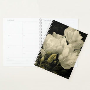 Study of a Peony Flower Planner