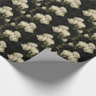 Study of a Peony Flower Wrapping Paper
