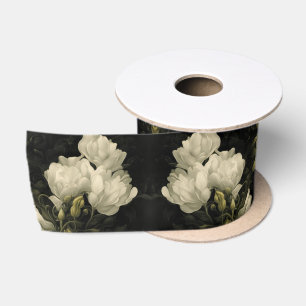 Study of a Peony Satin Ribbon