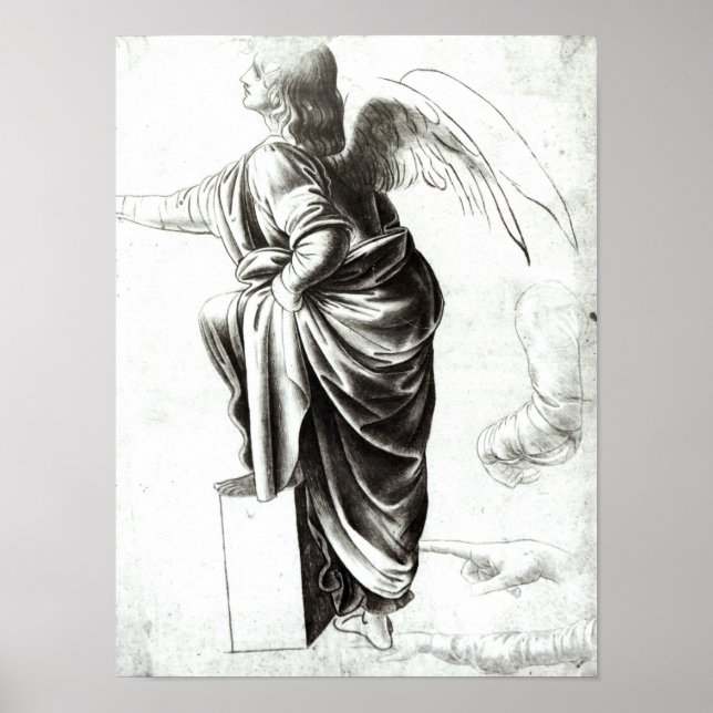Study of an Angel Poster (Front)