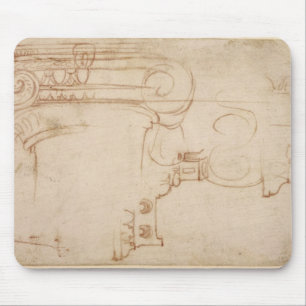 Study of an Ionic capital Mouse Mat