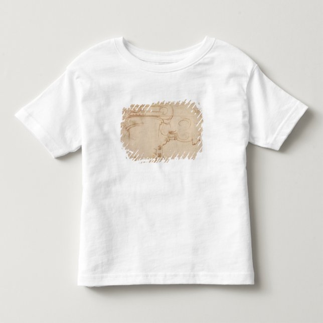 Study of an Ionic capital Toddler T-Shirt (Front)