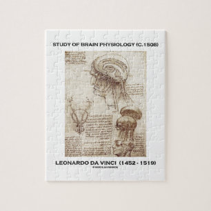 Study Of Brain Physiology (c. 1508) da Vinci Jigsaw Puzzle