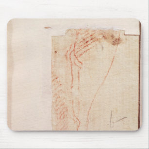 Study of Christ's feet nailed to the Cross Mouse Mat