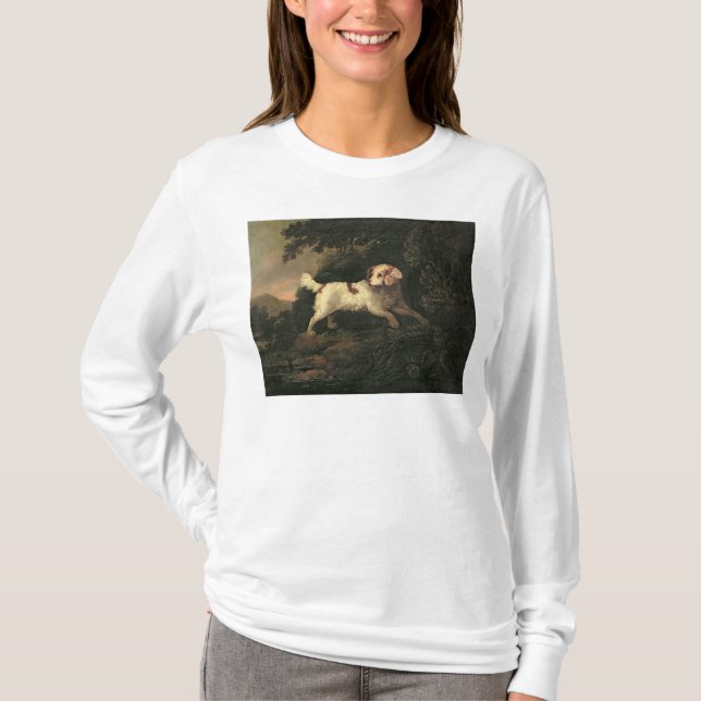 Study of Clumber Spaniel T-Shirt (Front)