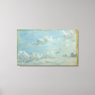 Study of Cumulus Clouds, 1822 (oil on paper laid d Canvas Print