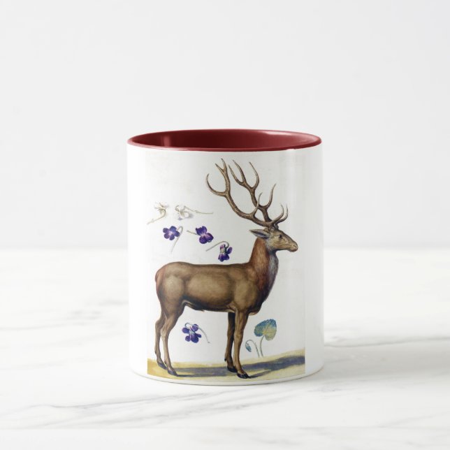 Study of Deer and Flower, Arcimboldo Mug (Center)