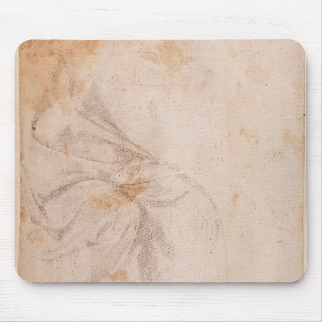 Study of Drapery  c.1516 Mouse Mat (Front)