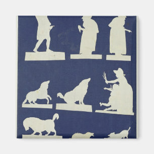 Study of Figures and Animals Magnet
