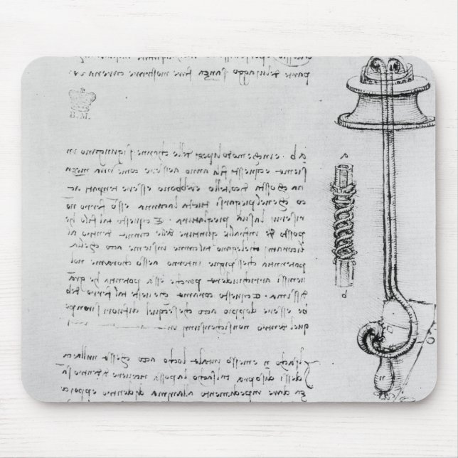 Study of floater with breathing tubes for diver mouse mat (Front)