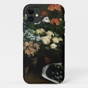 Study of Flowers by Frederic Bazille iPhone 11 Case