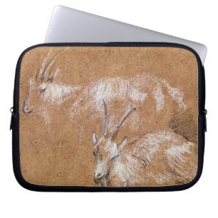 Study of Goats (drawing) Laptop Sleeve
