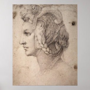 Study of Head Poster
