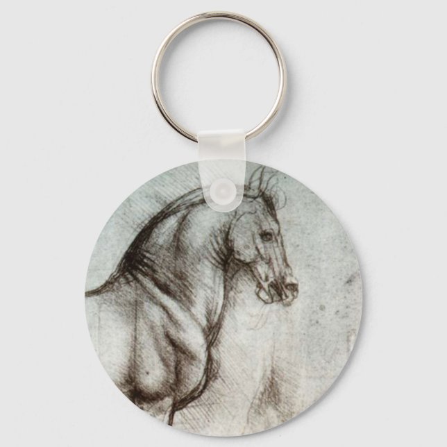 Study of Horses Key Ring (Front)