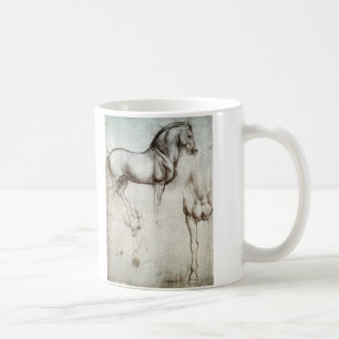 Study of horses - Leonardo da Vinci Coffee Mug