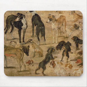 Study of Hounds, 1616 Mouse Mat