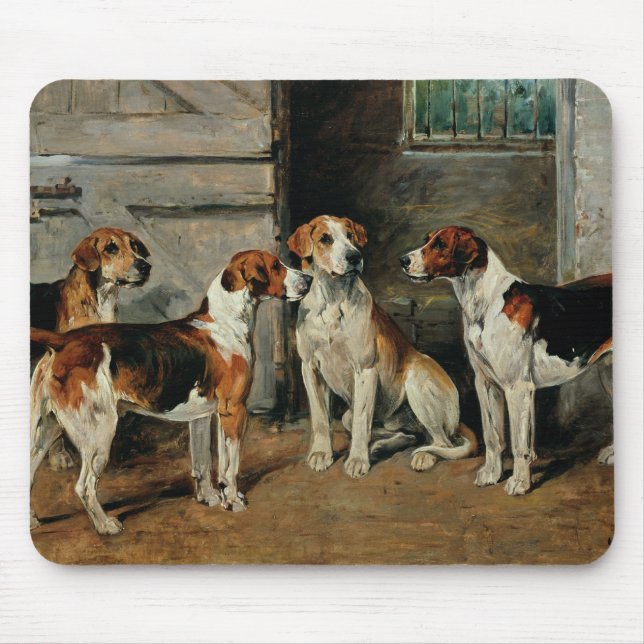 Study of Hounds Mouse Mat (Front)