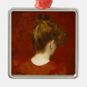 Study of Lilia, 1887 (oil on canvas) Metal Tree Decoration